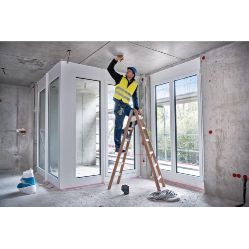 Bosch Professional Nivel Láser GCL 2-50 G (láser verde, interior, soporte RM 10, alcance: hasta 15 m, 4x pilas AA, en caja)