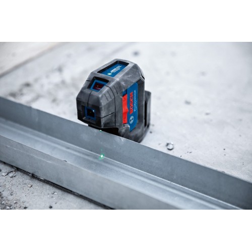 Bosch Professional láser de 3 puntos GPL 3 G (láser verde, alcance: hasta 30 m, estuche)