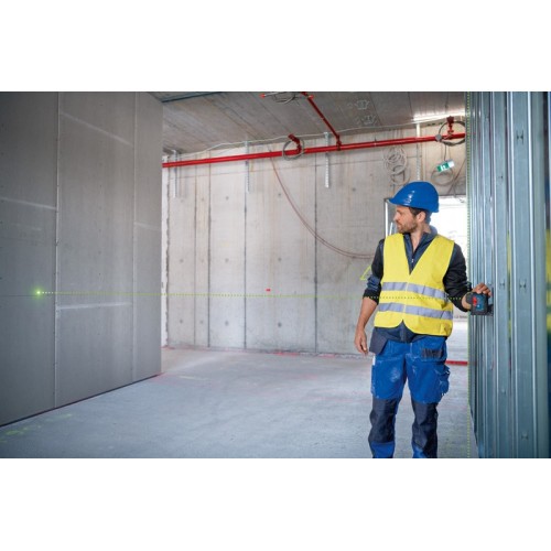 Bosch Professional láser de 3 puntos GPL 3 G (láser verde, alcance: hasta 30 m, estuche)