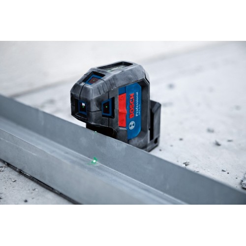 Bosch Professional láser de 5 puntos GPL 5 G (láser verde, alcance: hasta 30 m, estuche)
