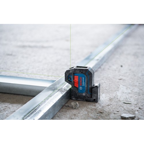 Bosch Professional láser de 5 puntos GPL 5 G (láser verde, alcance: hasta 30 m, estuche)