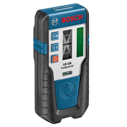 Bosch Professional receptor láser LR 1 G (haz láser verde, 1 batería de 9 V, alcance: 0–200 m)