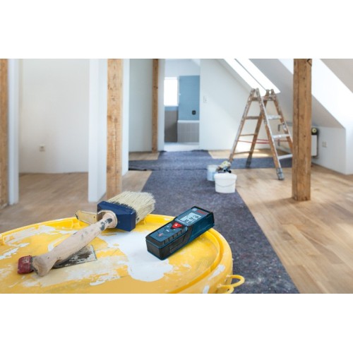 Bosch Professional Medidor láser de distancia GLM 40 (función de memoria, máx. distancia: 40 m, 2 pilas de 1,5 V, funda)