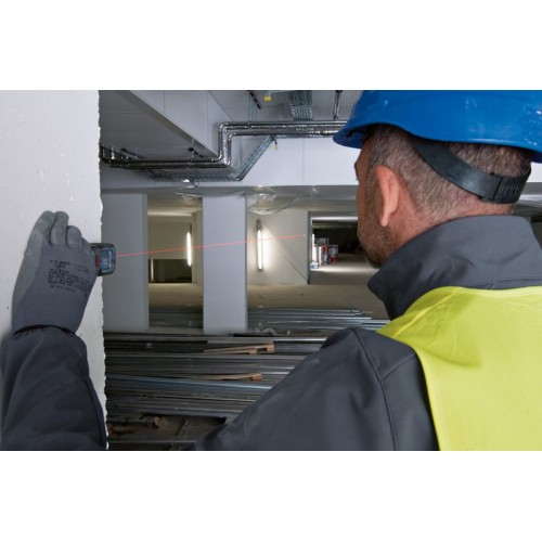 Bosch Professional Medidor Láser GLM 50-22 (alcance: hasta 50 m, robusto, IP65, ±1,5 mm*, 2 pilas AA, correa de sujeción, funda)