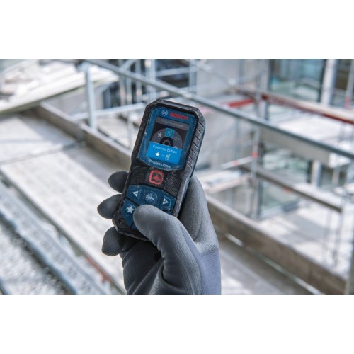 Bosch Professional Medidor Láser GLM 50-22 (alcance: hasta 50 m, robusto, IP65, ±1,5 mm*, 2 pilas AA, correa de sujeción, funda)