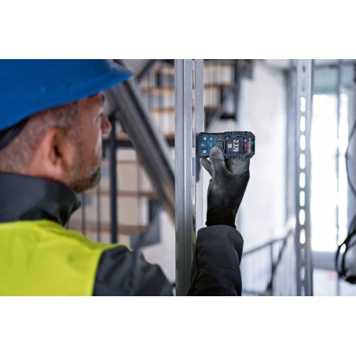 Bosch Professional Medidor Láser GLM 50-25 G (láser verde, alcance: hasta 50 m, robusto, IP65, ±1,5 mm*, 2 pilas AA, correa de sujeción, funda)