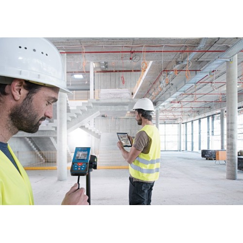 Bosch Professional Medidor Láser GLM 100-25 C (cámara integrada, alcance: hasta 100 m, robusto, IP54, ±1,5 mm*, 3 pilas AA, correa de sujeción, funda)