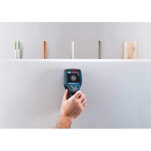 Bosch Professional Sistema 12V Detector de pared D-tect 120 (1 batería 12V + cargador, profundidad máx. 120 mm, en L-BOXX)