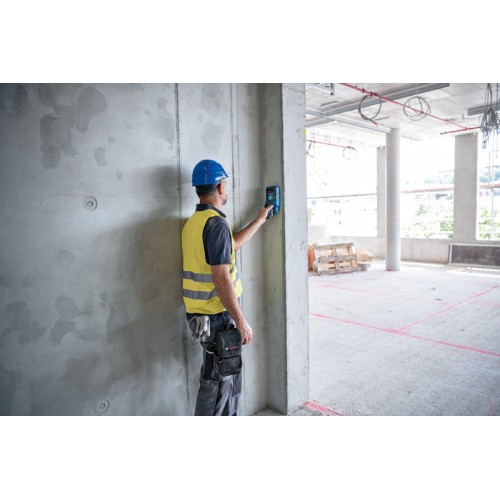 Bosch Professional Detector D-tect 200 C (detección de cables con y sin tensión, tuberías de metal y plástico, pernos de madera y cavidades, cable USB-C™, 4 pil