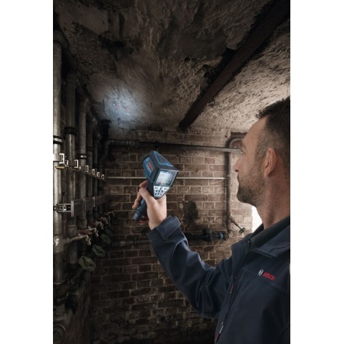 Bosch Professional 12V System Termómetro de infrarrojos GIS 1000 C (sin batería ni cargador, con función de aplicación, rango de temperatura: de –40 °C a 1000 °