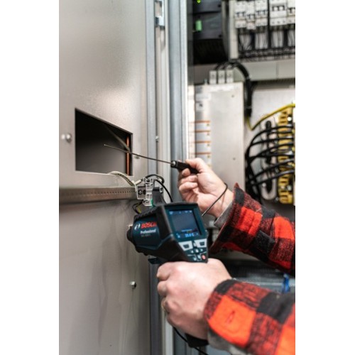 Bosch Professional 12V System Termómetro de infrarrojos GIS 1000 C (sin batería ni cargador, con función de aplicación, rango de temperatura: de –40 °C a 1000 °