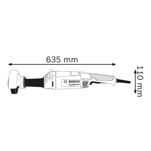 Amoladora recta GGS 8 SH