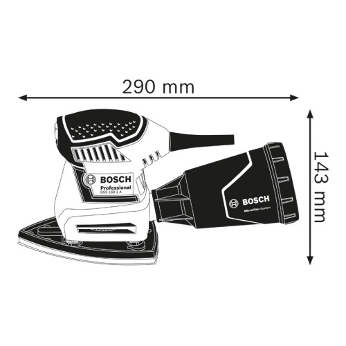 Lijadora orbital GSS 160 Multi