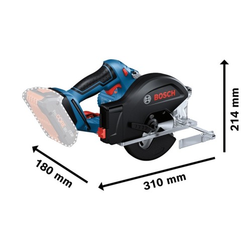 Sierra circular a batería GKM 18V-50