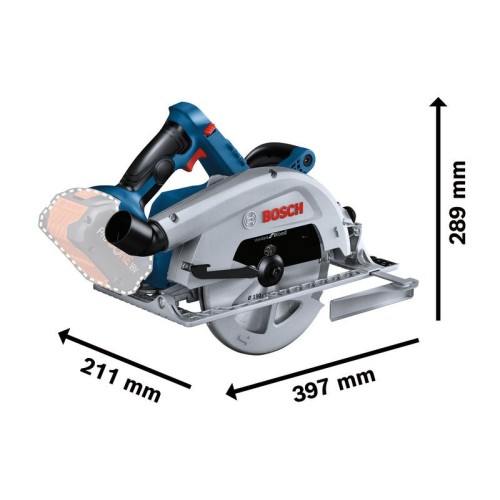 Sierra circular a batería GKS 18V-68