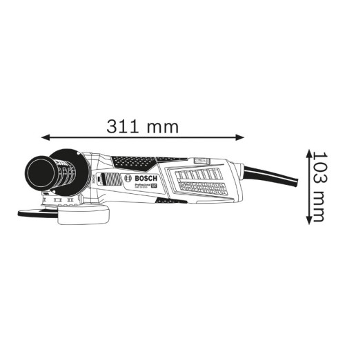 Miniamoladora X-LOCK GWX 19-125 S