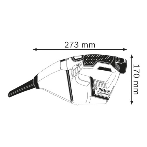 Aspirador a batería GAS 12V