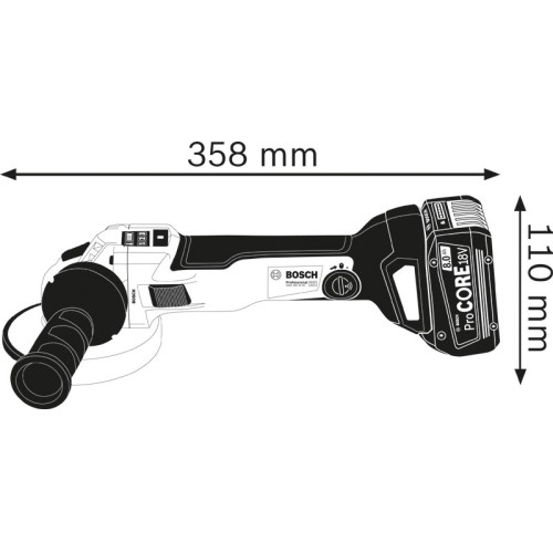 GWS 18V-10 SC (125mm) +módulo+L-BOXX