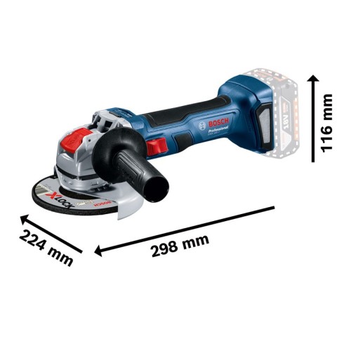 Miniamoladora X-LOCK a batería GWX 18V-7