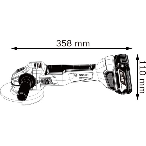 GWS 18V-10 Solo L-Boxx 115mm