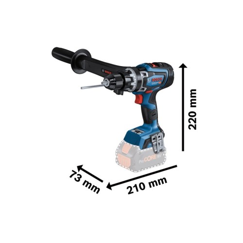 Taladro con percusión a batería GSB 18V-150 C