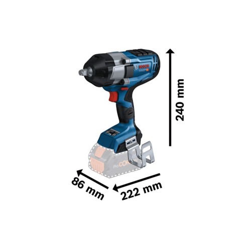 Atornillador de impacto a batería GDS 18V-1000 C