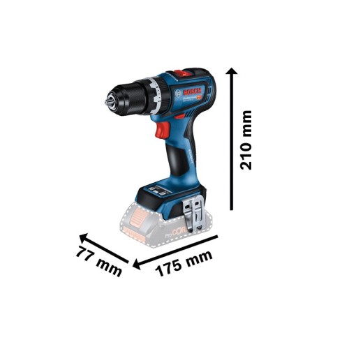 Taladro con percusión a batería GSB 18V-90 C