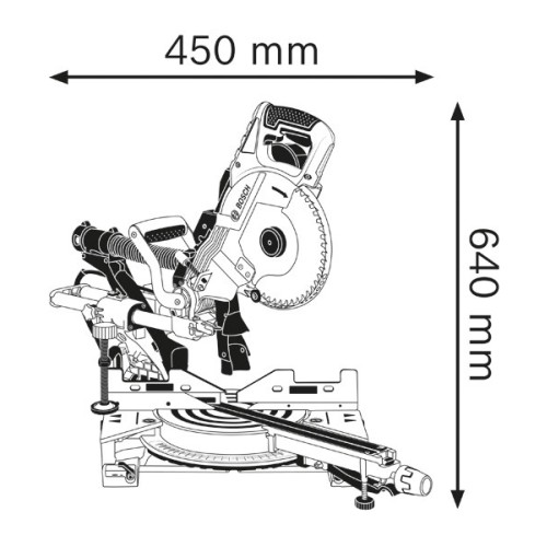 Ingletadora telescópica GCM 8 SDE