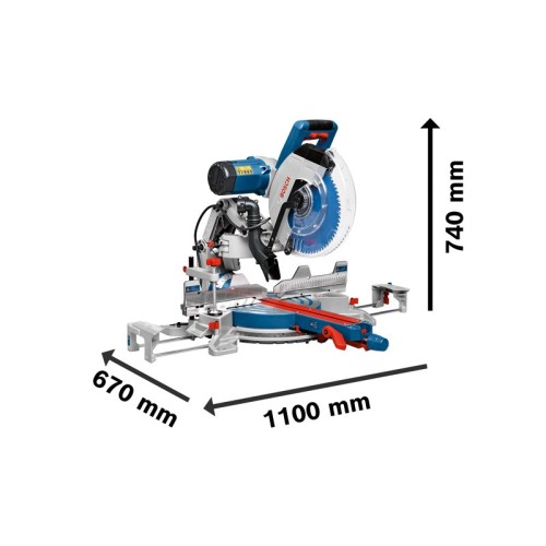 Ingletadora telescópica GCM 12 GDL