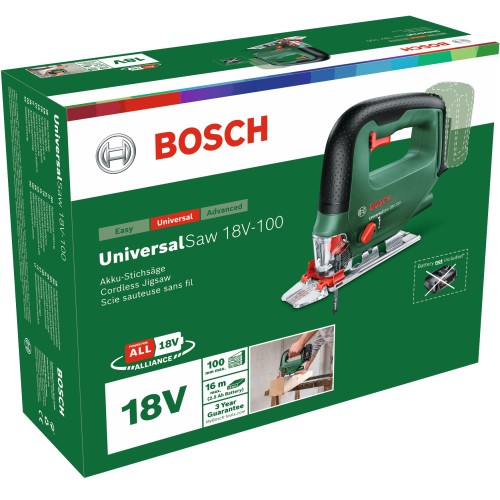 Sierra de calar a batería UniversalSaw 18V-100