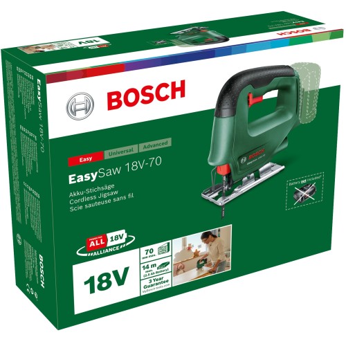 Sierra de calar a batería EasySaw 18V-70