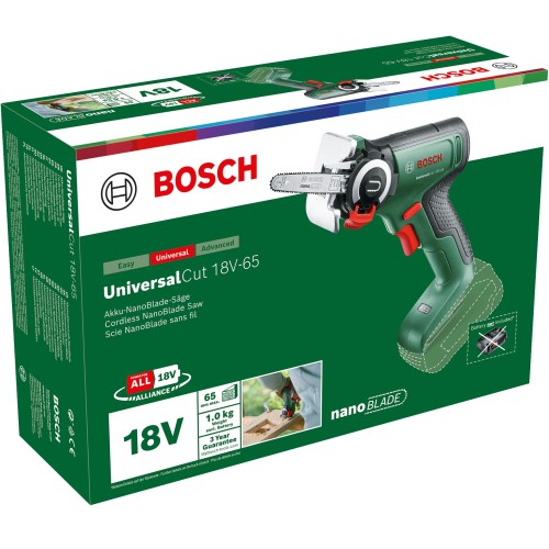 Sierra a batería NanoBlade UniversalCut 18V-65
