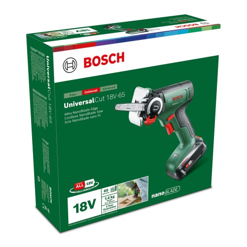 Sierra a batería NanoBlade UniversalCut 18V-65