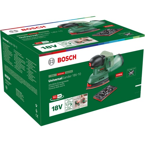 Multilijadora a batería UniversalSander 18V-10