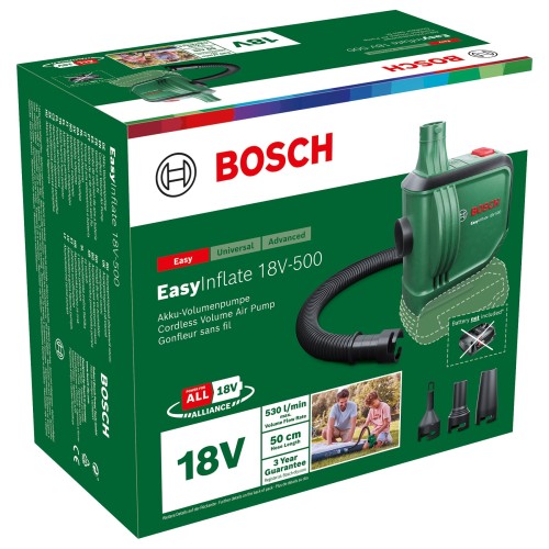 Bomba de volumen de aire a batería EasyInflate 18V-500