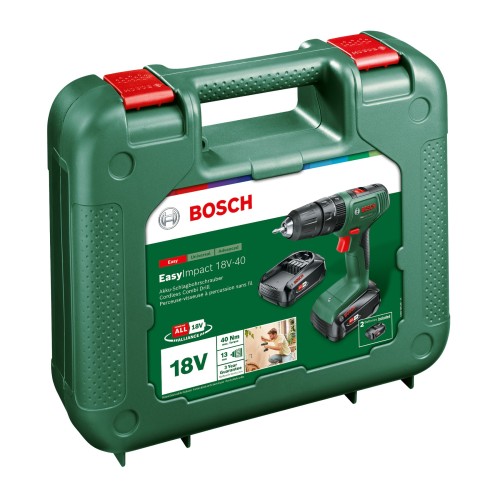 Taladradora de percusión con batería EasyImpact 18V-40