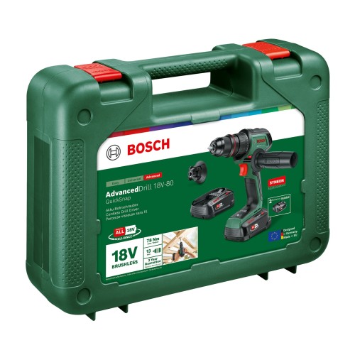 Atornillador a batería AdvancedDrill 18V-80 QuickSnap