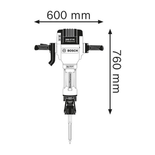 Martillo demoledor GSH 27 VC