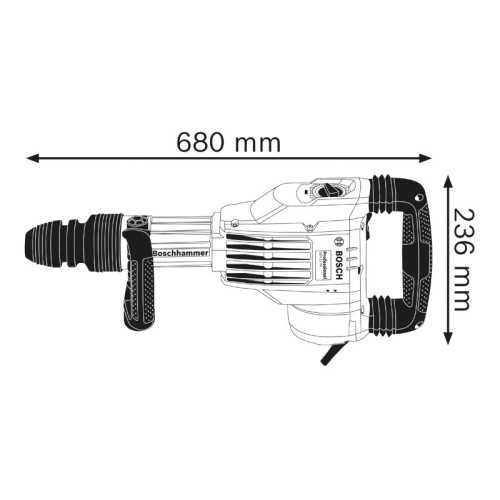 Martillo demoledor SDS max GSH 11 VC