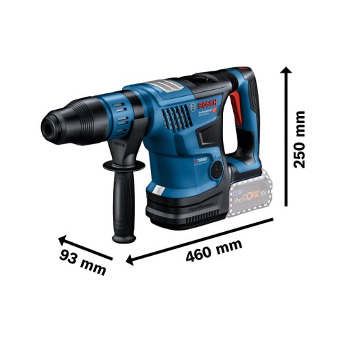 Martillo perforador SDS max BITURBO a batería GBH 18V-36 C