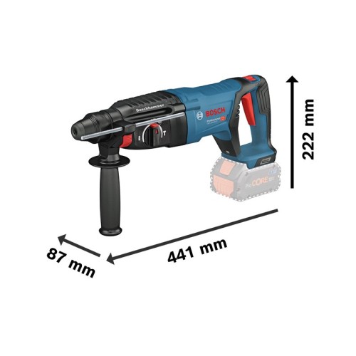 Martillo perforador SDS plus a batería GBH 18V-26 D