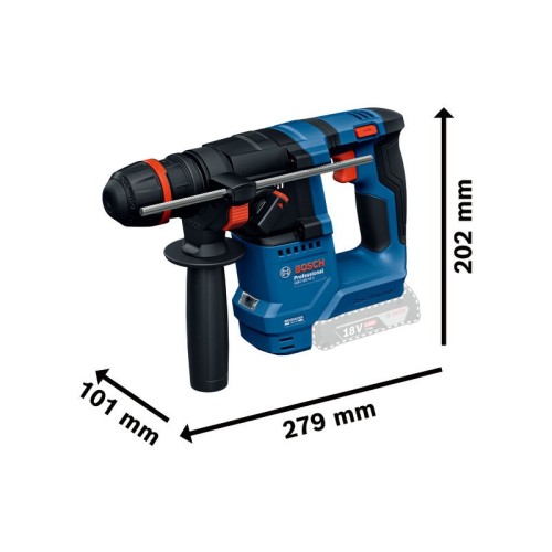 Martillo perforador a batería con ONECHUCK GBH 18V-18 X