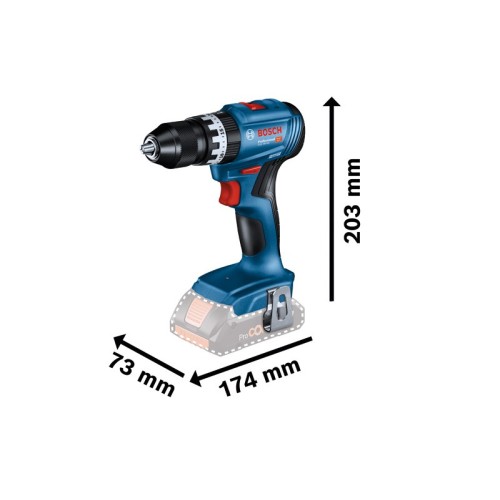 Kit combinado Combo Kit 18V (3): GSB 18V-45 + GWS 18V-10 + GBH 18V-22 + 2 x 5,0 Ah + 1 x 5,5 Ah (PC) + GAL 18-40 + bolsa (C)