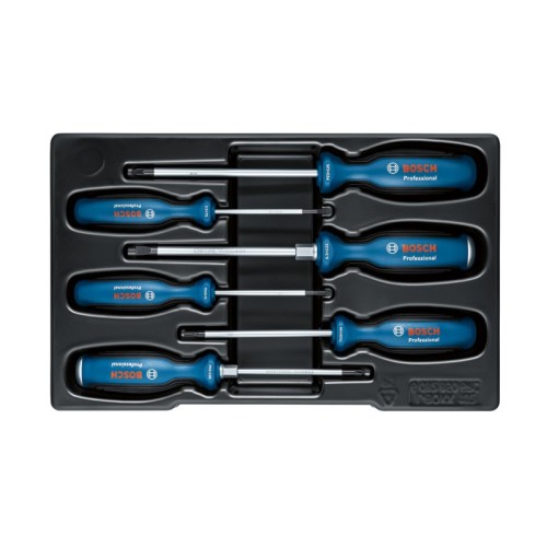 Set de destornilladores, SL/PH/PZ/TX, 6 uds.