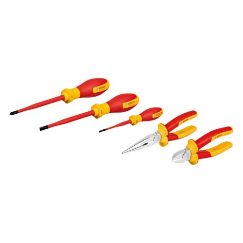 Set mixto de herramientas manuales VDE, 5 uds.