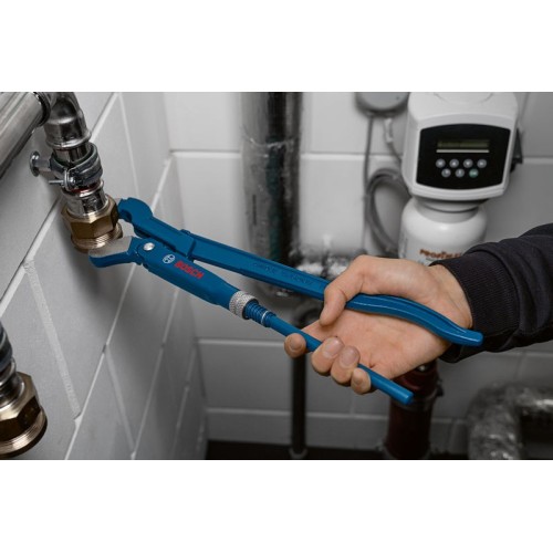 Llave sueca para sanitarios, 45°, 420 mm