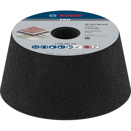 Disco cónico PRO Stone, 90 x 110 x 55 mm, G54