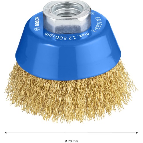 Cepillo de vaso PRO Metal clean, 70 x 0,30 mm, rosca