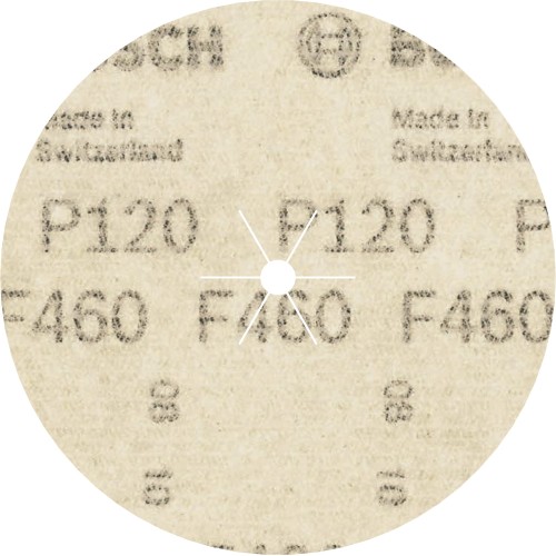 Hoja de lija PRO F460, 125 mm, G120, 5 unidades
