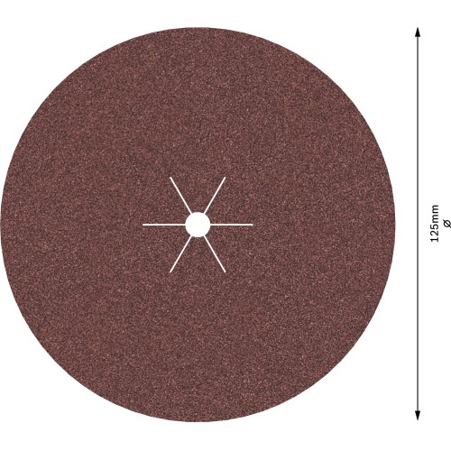 Hoja de lija PRO F460, G40, G60, G80, G120, G180, 125 mm, 10 unidades